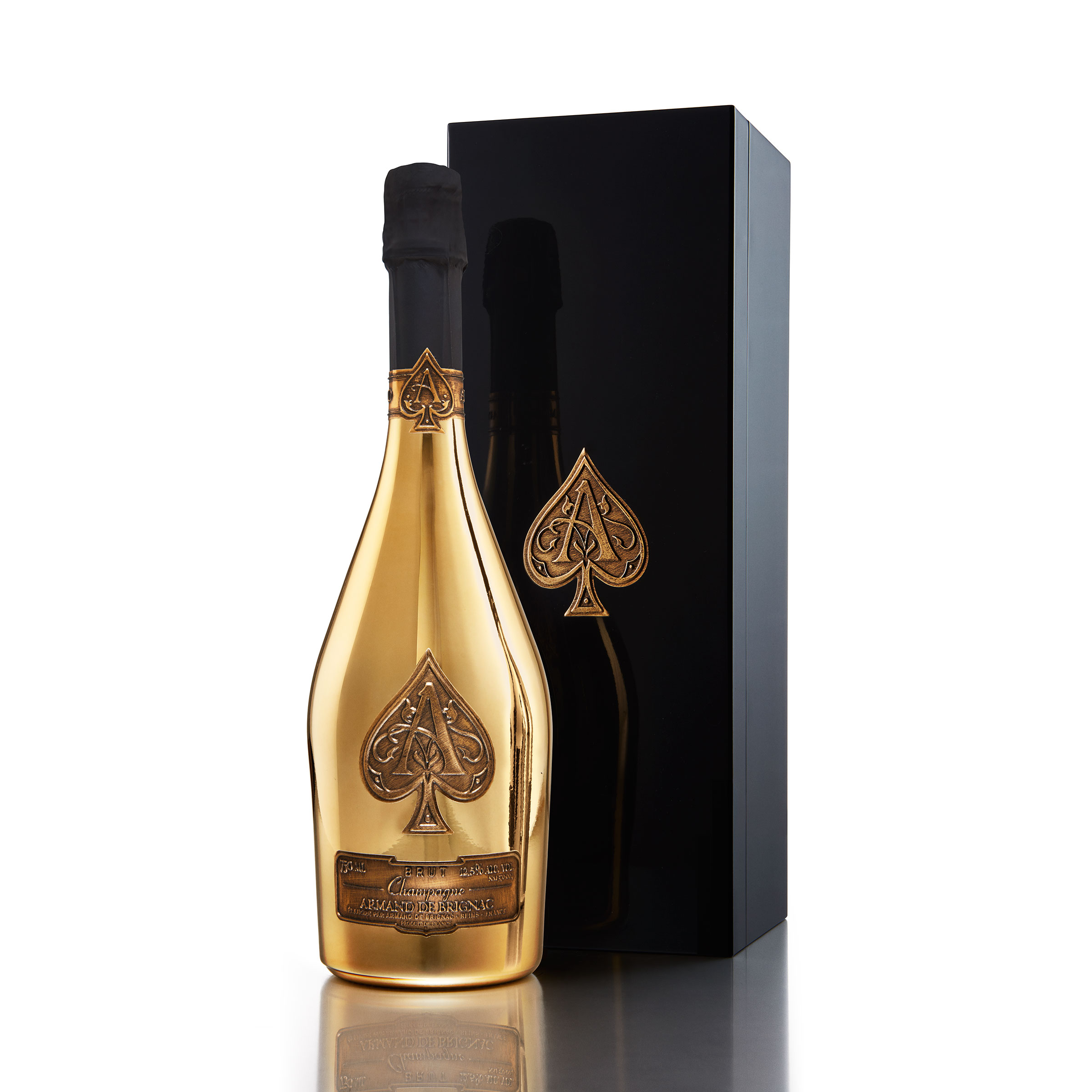Buy & Send Armand de Brignac Brut Gold Champagne 75cl in Branded Box