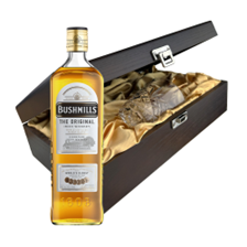 Buy & Send Bushmills Original Irish Whiskey 70cl In Luxury Box With Royal Scot Glass
