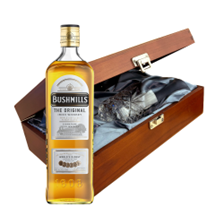 Buy & Send Bushmills Original Irish Whiskey 70cl In Luxury Box With Royal Scot Glass