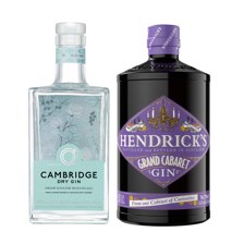Buy & Send Cambridge Gin & Hendricks Grand Cabaret Gin (2x70cl)