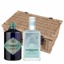 Buy & Send Cambridge Gin & Hendricks Orbium Gin Twin Hamper (2x70cl)