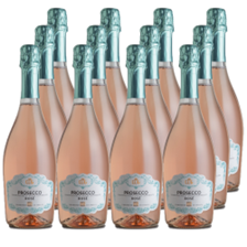 Buy & Send Cantina Del Garda Rose Prosecco DOC 75cl Crate of 12 Prosecco