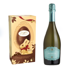 Buy & Send Cantina del Garda Spumante Prosecco DOC 75cl and Lindt Easter Egg 195g