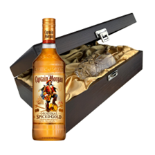 Buy & Send Captain Morgans Spiced Rum In Luxury Box With Royal Scot Glass
