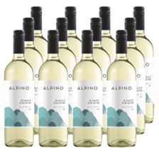 Buy & Send Case of 12 Alpino Pinot Grigio 75cl White Wine Wine