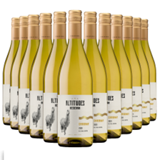 Buy & Send Wine Case of 12 Altitudes Reserva Chardonnay 75cl White Wine