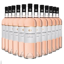 Buy & Send Wine Case of 12 Ambassadeur Cotes de Provence Rose 75cl Rose Wine