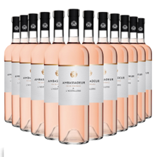 Buy & Send Wine Case of 12 Ambassadeur Cotes de Provence Rose 75cl Rose Wine