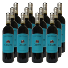 Buy & Send Case of 12 Chianti Fontella DOCG 75cl Red Wine