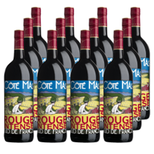 Buy & Send Case of 12 Cote Mas Rouge Intense 75cl Red Wine