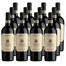 Buy & Send Case of 12 Fontella Chianti Classico 75cl Red Wine