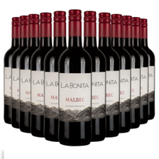 Buy & Send Case of 12 La Bonita Malbec 75cl Red Wine