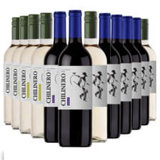 Buy & Send Case of 12 Mixed Chilinero Red & White Wine