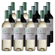 Buy & Send Case of 12 Mixed Puerta Vieja Spanish Wine