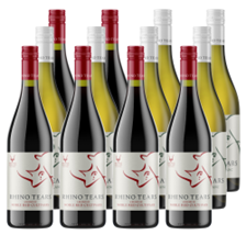 Buy & Send Case of 12 Mixed Rhino Tears Red & White Wine