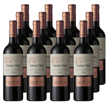 Buy & Send Case of 12 Puerta Vieja Crianza Seleccion 75cl Red Wine