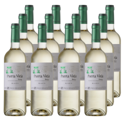 Buy & Send Case of 12 Puerta Vieja Rioja Blanco Wine