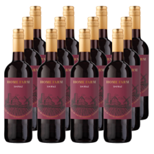 Buy & Send Case of 12 The Home Farm Shiraz 75cl Red Wine
