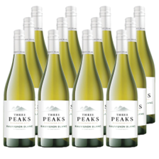 Buy & Send Case of 12 Three Peaks Sauvignon Blanc 75cl White Wine