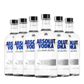 Buy & Send Case of 6 Absolut Blue Vodka 70cl (6x70cl)
