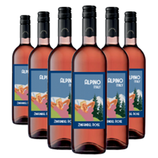 Buy & Send Case of 6 Alpino Pink Zinfandel Rose Wine