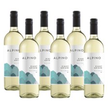 Buy & Send Case of 6 Alpino Pinot Grigio 75cl White Wine Wine