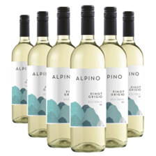 Buy & Send Wine Case of 6 Alpino Pinot Grigio 75cl White Wine
