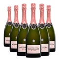Buy & Send Case of 6 Bollinger Rose Champagne 75cl (6x75cl)