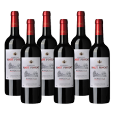 Buy & Send Case of 6 Chateau Haut Pingat Bordeaux 75cl Red Wine Wine