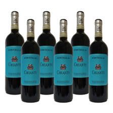 Buy & Send Case of 6 Chianti Fontella DOCG 75cl Red Wine