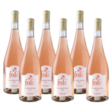Buy & Send Case of 6 Folc English Rose Wine 75cl