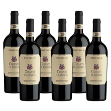 Buy & Send Case of 6 Fontella Chianti Classico 75cl Red Wine