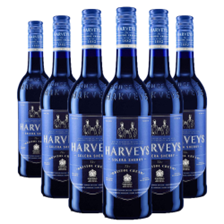 Buy & Send Case of 6 Harveys Bristol Cream Sherry (6x70cl)