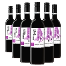Buy & Send Wine Case of 6 Head over Heels Cabernet Merlot 75cl Red Wine