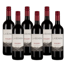 Buy & Send Case of 6 La Bonita Malbec 75cl Red Wine Wine