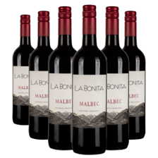 Buy & Send Wine Case of 6 La Bonita Malbec 75cl Red Wine