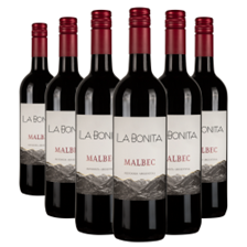 Buy & Send Case of 6 La Bonita Malbec 75cl Red Wine