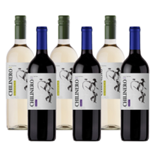 Buy & Send Case of 6 Mixed Chilinero Red & White Wine