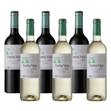 Buy & Send Case of 6 Mixed Puerta Vieja Spanish Wine