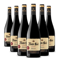 Buy & Send Wine Case of 6 Monte Real Reserva 75cl Red Wine