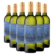 Buy & Send Case of 6 The Home Farm Pinot Grigio 75cl White Wine