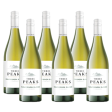 Buy & Send Case of 6 Three Peaks Sauvignon Blanc 75cl White Wine