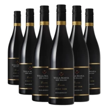 Buy & Send Wine Case of 6 Villa Maria Pinot Noir Reserve, Marlborough, 75cl Red Wine