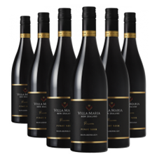 Buy & Send Wine Case of 6 Villa Maria Pinot Noir Reserve, Marlborough, 75cl Red Wine