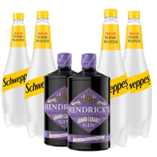 Buy & Send Case of 6 with Hendricks Grand Cabaret Gin 70cl and Tonic Mixer