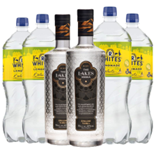 Buy & Send Case of 6 with Lakes Vodka 70cl and Lemonade Mixer