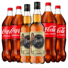 Buy & Send Case of 6 with Sailor Jerrys Spiced Rum and Coca-Cola Mixer
