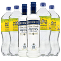Buy & Send Case of 6 with Smirnoff Blue Label Vodka and Lemonade Mixer