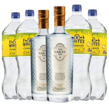 Buy & Send Case of 6 with The Lakes Gin 70cl and Lemonade Mixer