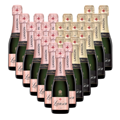 Buy & Send Case of Mini Champagne Lanson Le Rose and Lanson Le Black 20cl (24 x 20cl)